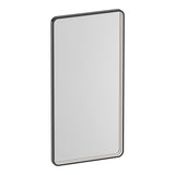 BRAUER Sapphire spiegel 100 rechthoekig afgerond gunmetal frame met directe LED-verlichting met dim- en kleurfunctie en afstandsbediening SP-SA100RAGM