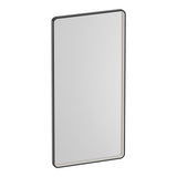BRAUER Sapphire spiegel 120 rechthoekig afgerond gunmetal frame met directe LED-verlichting met dim- en kleurfunctie en afstandsbediening SP-SA120RAGM