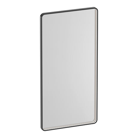 BRAUER Sapphire spiegel 120 rechthoekig afgerond gunmetal frame met directe LED-verlichting met dim- en kleurfunctie en afstandsbediening SP-SA120RAGM
