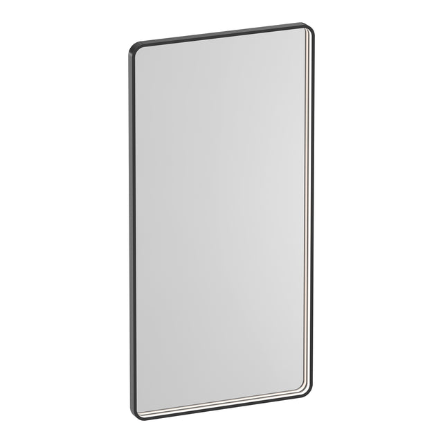 BRAUER Sapphire spiegel 120 rechthoekig afgerond gunmetal frame met directe LED-verlichting met dim- en kleurfunctie en afstandsbediening SP-SA120RAGM