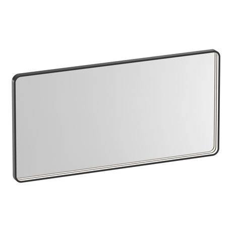 BRAUER Sapphire spiegel 120 rechthoekig afgerond gunmetal frame met directe LED-verlichting met dim- en kleurfunctie en afstandsbediening SP-SA120RAGM