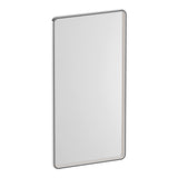BRAUER Sapphire spiegel 120 rechthoekig afgerond RVS-kleurig frame met directe LED-verlichting met dim- en kleurfunctie en afstandsbediening SP-SA120RANG
