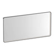BRAUER Sapphire spiegel 120 rechthoekig afgerond RVS-kleurig frame met directe LED-verlichting met dim- en kleurfunctie en afstandsbediening SP-SA120RANG