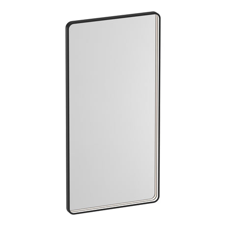 BRAUER Sapphire spiegel 120 rechthoekig afgerond mat zwart frame met directe LED-verlichting met dim- en kleurfunctie en afstandsbediening SP-SA120RAS