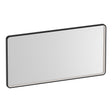 BRAUER Sapphire spiegel 120 rechthoekig afgerond mat zwart frame met directe LED-verlichting met dim- en kleurfunctie en afstandsbediening SP-SA120RAS