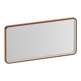 BRAUER Sapphire spiegel 80 rechthoekig afgerond koper frame met directe LED-verlichting met dim- en kleurfunctie en afstandsbediening SP-SA80RAGK