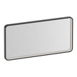 BRAUER Sapphire spiegel 80 rechthoekig afgerond gunmetal frame met directe LED-verlichting met dim- en kleurfunctie en afstandsbediening SP-SA80RAGM