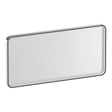 BRAUER Sapphire spiegel 80 rechthoekig afgerond RVS-kleurig frame met directe LED-verlichting met dim- en kleurfunctie en afstandsbediening SP-SA80RANG