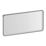 BRAUER Sapphire spiegel 80 rechthoekig afgerond RVS-kleurig frame met directe LED-verlichting met dim- en kleurfunctie en afstandsbediening SP-SA80RANG