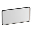 BRAUER Sapphire spiegel 80 rechthoekig afgerond mat zwart frame met directe LED-verlichting met dim- en kleurfunctie en afstandsbediening SP-SA80RAS