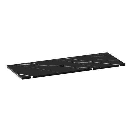 BRAUER Mirage topblad 120 marmerlook Nero Marquina TB-MR120NM