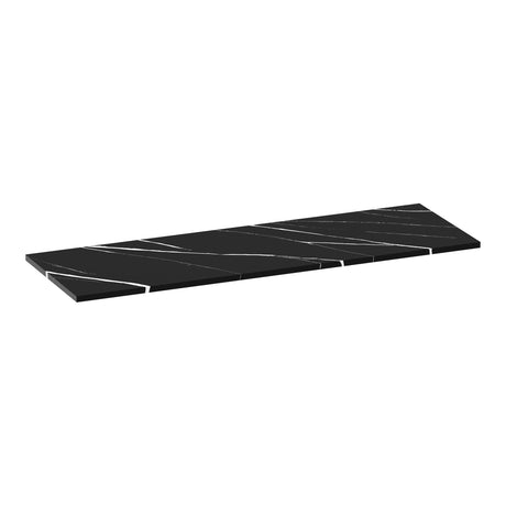 BRAUER Mirage topblad 140 marmerlook Nero Marquina TB-MR140NM