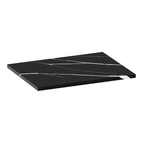 BRAUER Mirage topblad 60 marmerlook Nero Marquina TB-MR60NM