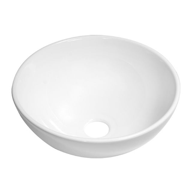 BRAUER Bowl waskom 28 rond keramiek hoogglans wit WK-BO28ROHW