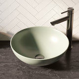 BRAUER Bowl waskom 40 rond keramiek mat pastel groen WK-BO40ROMPG