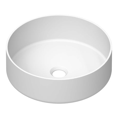 BRAUER Circle waskom 36 rond keramiek mat wit WK-CC36ROMW