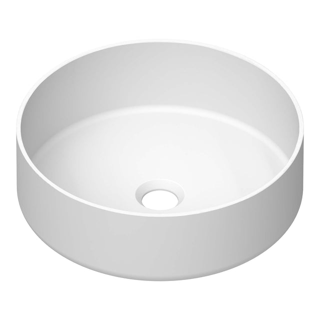 BRAUER Circle waskom 36 rond keramiek mat wit WK-CC36ROMW