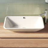 BRAUER Dawn waskom 71 met overloop keramiek hoogglans wit WK-DW71HW