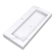 BRAUER Coral wastafel 100 met 1 spoelbak en 1 kraangat marmerlook Calacatta Gold WT-CA1001CG