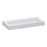 BRAUER Coral wastafel 100 met 1 spoelbak en 1 kraangat marmerlook Calacatta Gold WT-CA1001CG