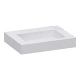 BRAUER Coral wastafel 60 met 1 spoelbak en 0 kraangaten marmerlook Calacatta Gold WT-CA600CG