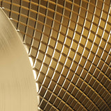 BRAUER Gold Carving inbouw wastafelmengkraan met rechte uitloop en afdekplaat model A1 goud geborsteld PVD 5-GG-004-S6